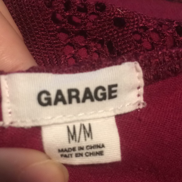 Garage BodyCon Dress in Wine - M - Picture 3 of 4